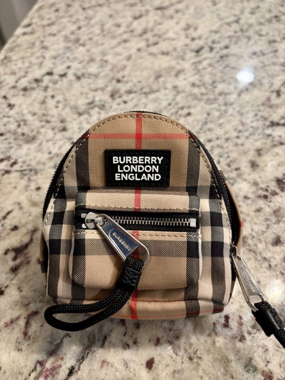 Burberry Nova Check Mini Backpack Pouch